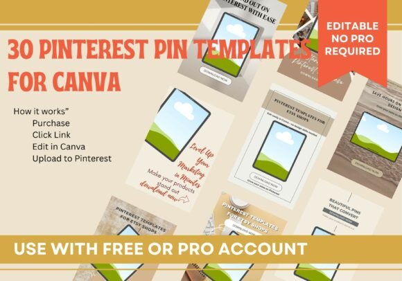 30 Pinterest Pin Templates Canva: Design That Converts