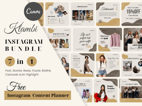 Canva Instagram Templates for Fashion: A Complete Branding Toolkit