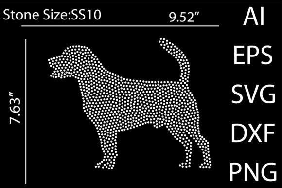 Dog Vector Rhinestone Templates: Instant Creative Sparkle