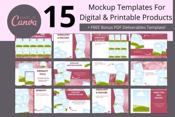Elevate Your Listings: A Guide to Pink Mockup Templates