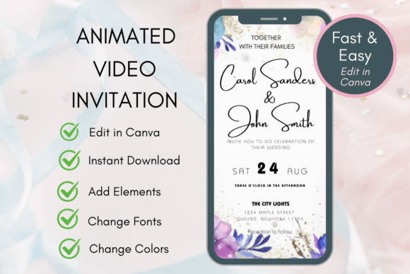 Modern Nuptials: The Appeal of Wedding Invitation Video Templates Canva