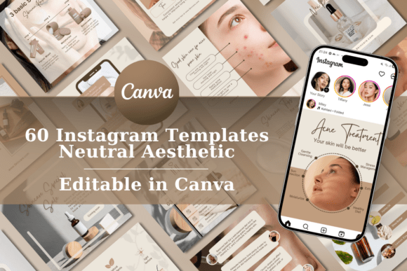 Skincare Instagram Canva Templates: Your Aesthetic Feed Blueprint