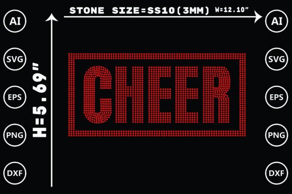 Sparkle and Spirit: Elevating Projects with ( Cheer ) Rhinestone Design