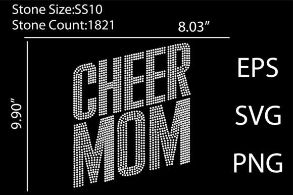 Sparkle and Spirit: Leveraging Cheer Mom Rhinestone Templates