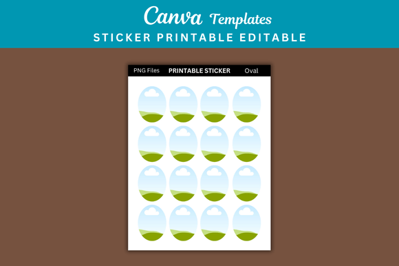 Unlock Your Brand's Potential with 1 Oval Sticker Printable Templates